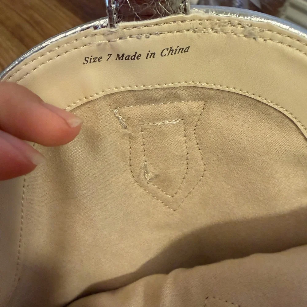 Dolce Vita Silver Western Cowboy Boots - Picture 4 of 4